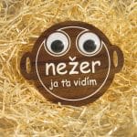 MAGNETKA PLAST  "NEŽER" ORECHOVÁ