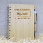 ZÁPISNÍK BAMBUS A5 S PEROM 005 "MÔJ DENNÍK"